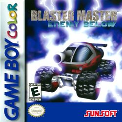 Box artwork for Blaster Master: Enemy Below.