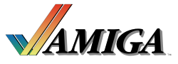The logo for Commodore Amiga.