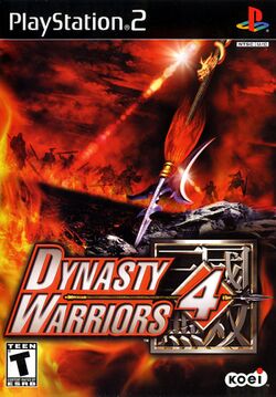 Box artwork for Dynasty Warriors 4.