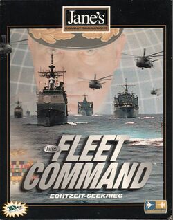 Box artwork for Jane's Fleet Command.
