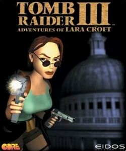 Box artwork for Tomb Raider III.