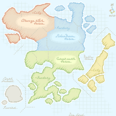 Cosmo Land - Location of the Advance Wars campaign