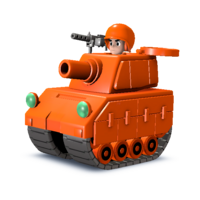 Orange Star Tank model