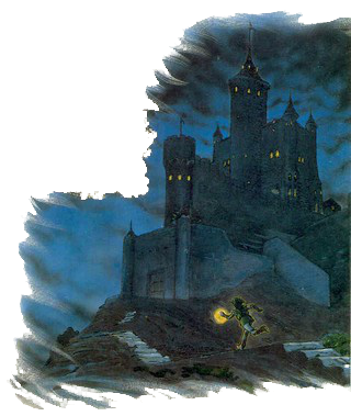 File:ALttP Hyrule Castle Night Artwork.png