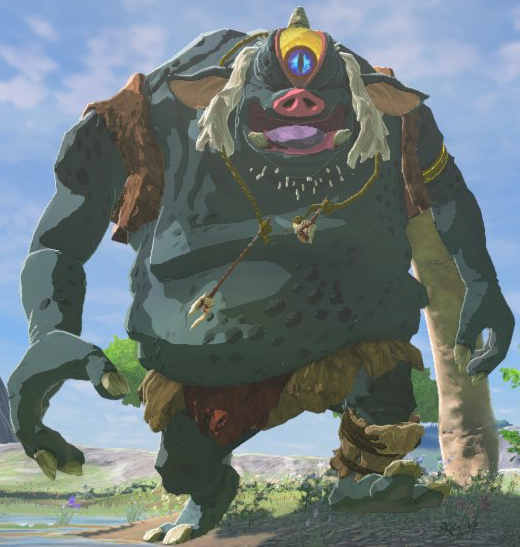 File:BotW Hinox (Middle Kin) Model.png - Zelda Wiki