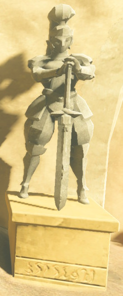 File:BotW Swordswoman Statue Model 2.png