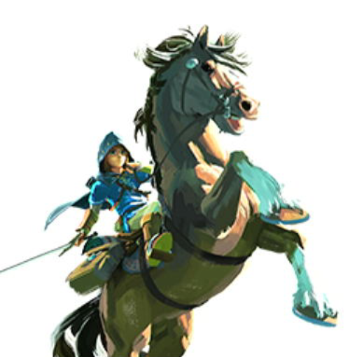 File:NSO BotW June 2022 Week 3 - Character - Link on Horse.png