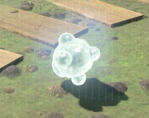 White Chuchu Jelly model from Breath of the Wild