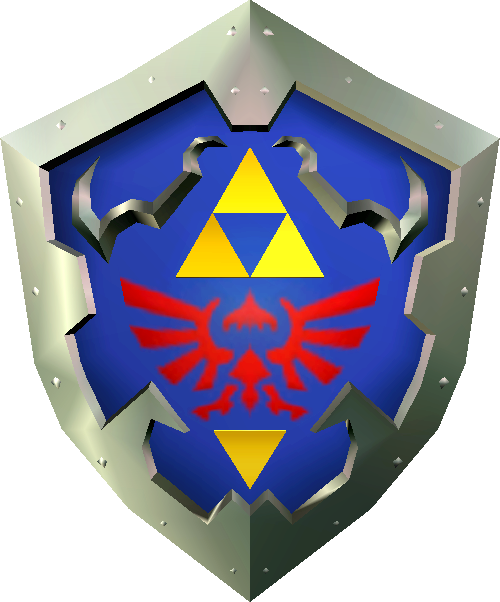 File:OoT3D Hylian Shield Model.png - Zelda Wiki