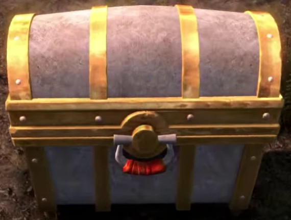 File:Skyrim Treasure Chest Model.png - Zelda Wiki