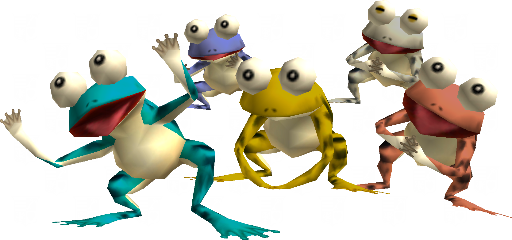Fabulous Five Froggish Tenors - Zelda Wiki