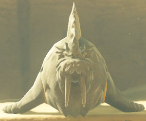 File:BotW Sand-Seal Statue Model.png