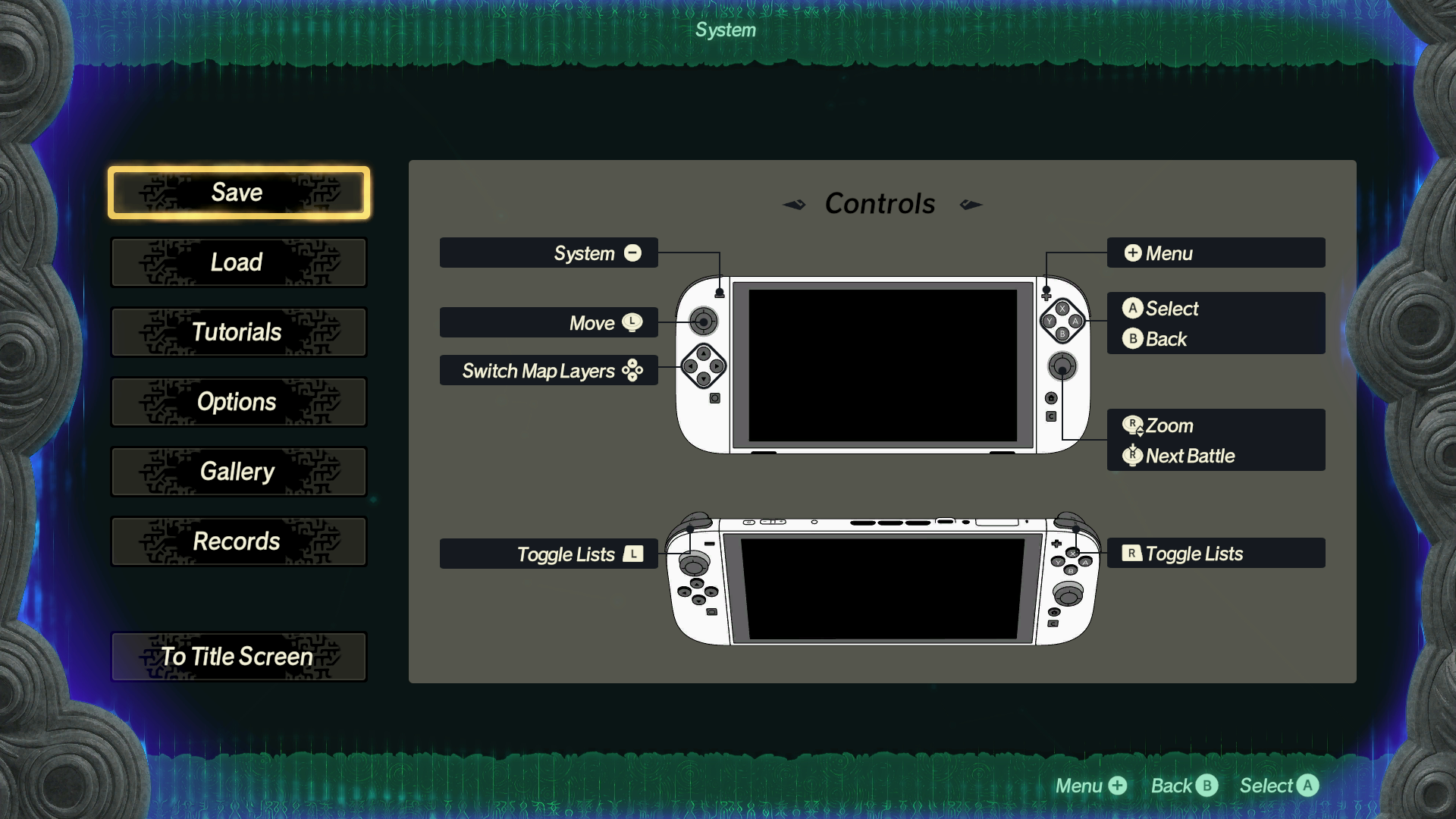 System - Zelda Wiki