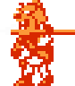 An Orange Moblin wielding a Spear