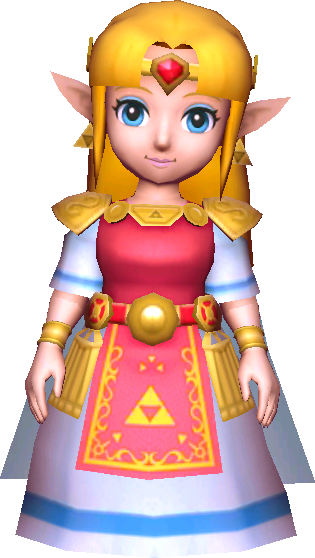File:ALBW Princess Zelda Model.png