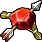 The Hero's Bow equipped with Fire Arrows from Majora's Mask 3D