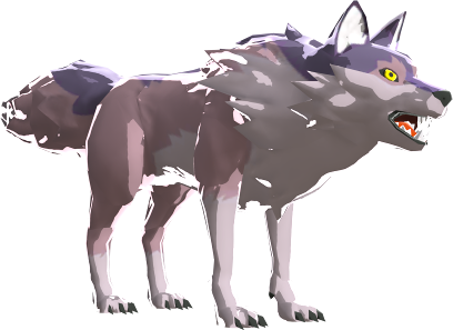 File:BotW Cold-Footed Wolf Model.png