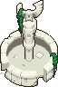 A ruined Fountain from Cadence of Hyrule