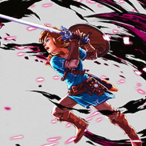 File:NSO BotW June 2022 Week 2 - Character - Link fighting Malice.png