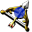 The Hero's Bow equipped with Ice Arrows from Majora's Mask