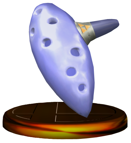 File:SSBM Ocarina of Time Trophy Model.png