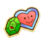 Swapdoodle-styled Rupee and Heart Container