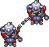 The Ball 'N Chain Guard Miniboss from Cadence of Hyrule