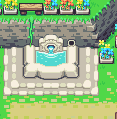 The exterior of the Fountain from The Minish Cap