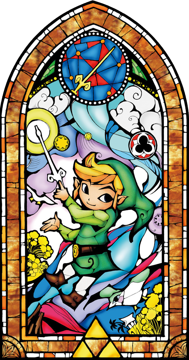 Filetww Wind Waker Stained Glass Artwork 2png Zelda Wiki 9822