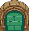 The Big Door in the Temple of Storms from Cadence of Hyrule