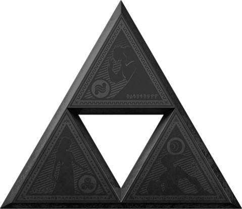 File:TLoZ Series Triforce Black Artwork.png