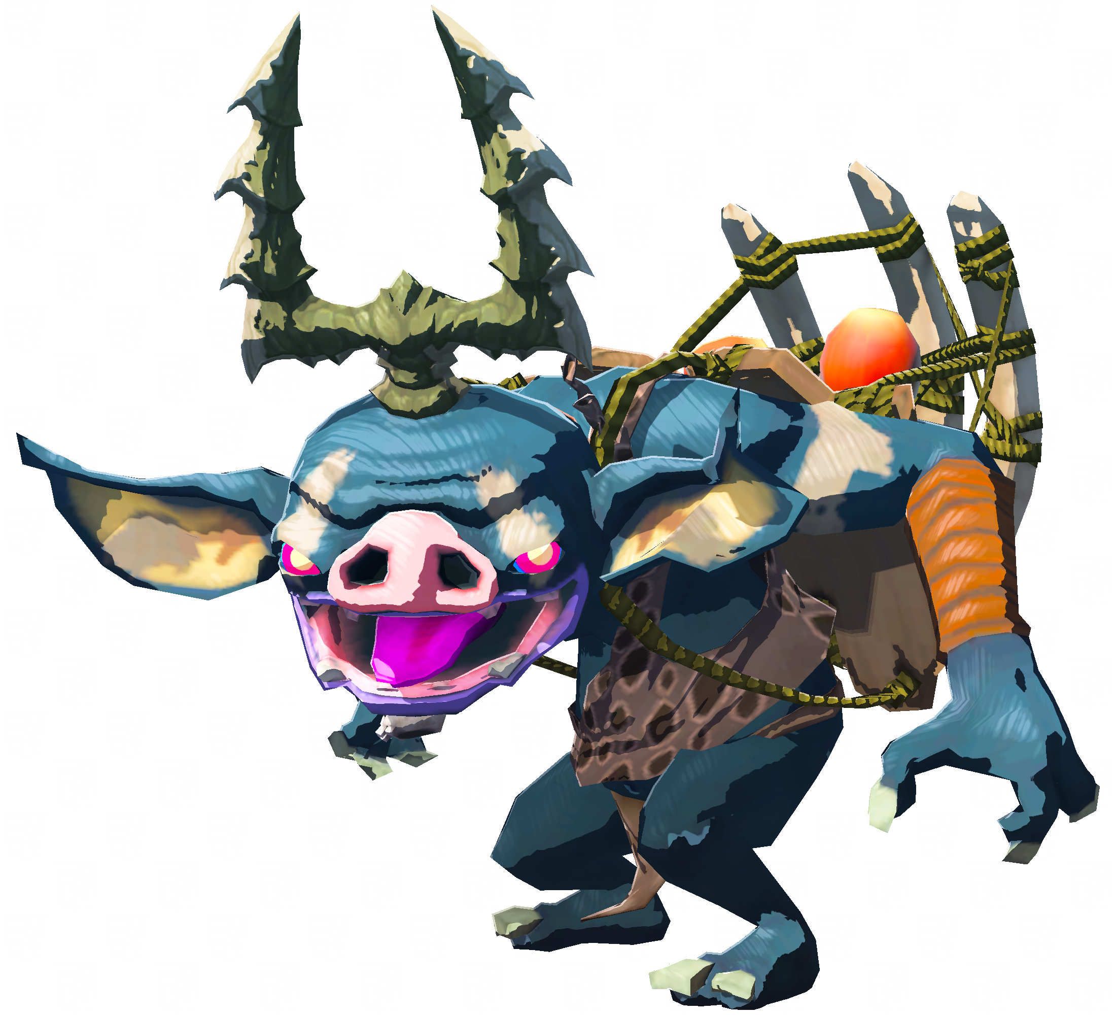 File TotK Blue Bokoblin Model 2 png Zelda Wiki