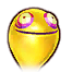 A Yellow Chuchu Mini Map icon from Hyrule Warriors: Definitive Edition