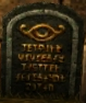 The Eye Symbol on Captain Keeta's grave from Majora's Mask 3D