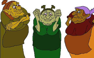 File:TWoG Three Witches Cutscene Sprite.png