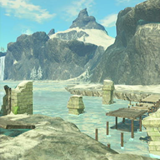 File:NSO BotW June 2022 Week 2 - Background 5 - River of the Dead.png