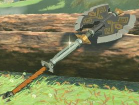 File:BotW Double Axe Model.png