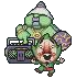 Teddy Todo using a boom box with Tingle