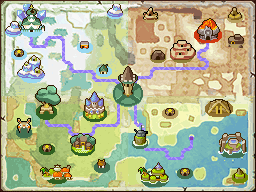 New Hyrule map from Spirit Tracks