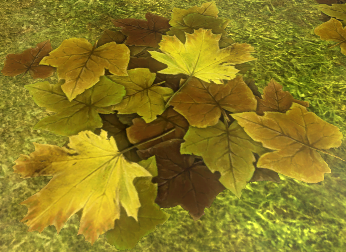 pile of leaves png