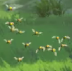 A swarm of Courser Bees from Breath of the Wild