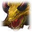 The map icon of King Dodongo from Hyrule Warriors: Definitive Edition