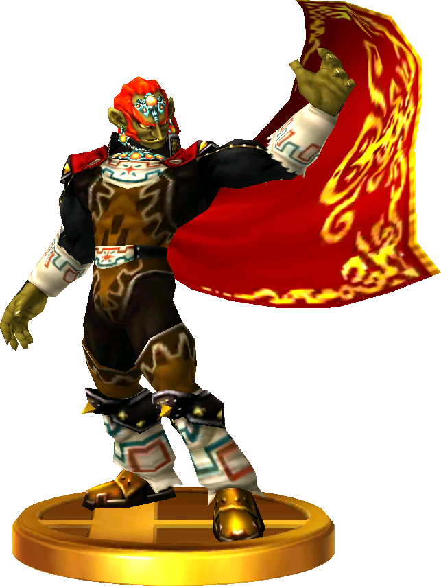 FileSSBfN3DS Ganondorf (Ocarina of Time) Trophy Model.png Zelda Wiki