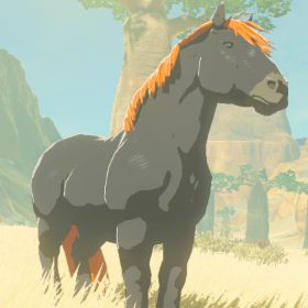 File:BotW Hyrule Compendium Giant Horse.png