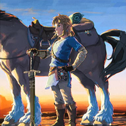 File:NSO BotW June 2022 Week 1 - Character - Link with Horse.png