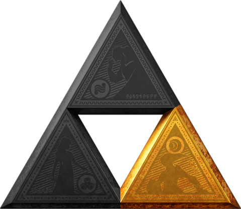 File:TLoZ Series Triforce of Courage Artwork.png