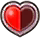 Icon of 1/2 Heart from A Link Between Worlds