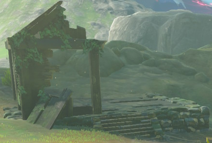 File:BotW Ruined House Model.png