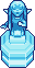 A Goddess Statue made from ice from Cadence of Hyrule