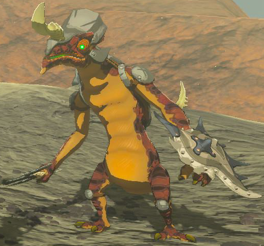 File:BotW Fire-Breath Lizalfos Model.png - Zelda Wiki